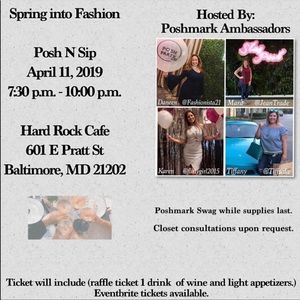 BALTIMORE MD Posh N SiP APRIL 11 7:30
